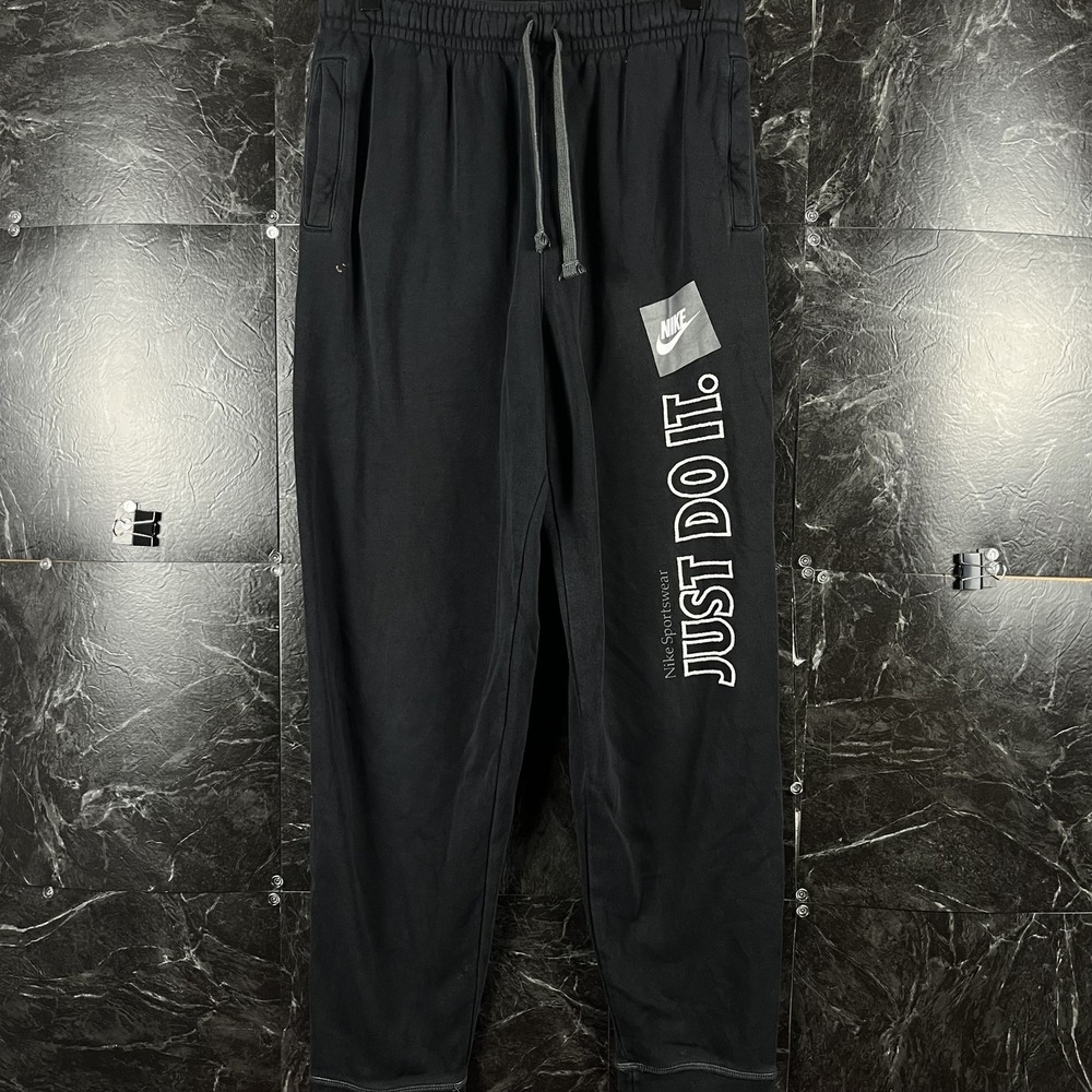 Nike Boy's Black Fleece Sweatpants Jogger XL (14)